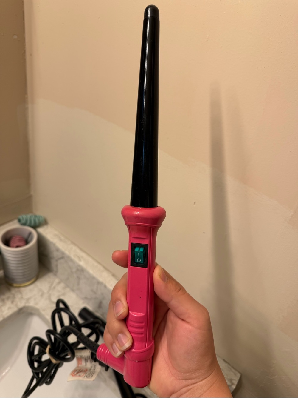 Pink Curling Wand - Hair Styling Tool - Picture 5 of 8